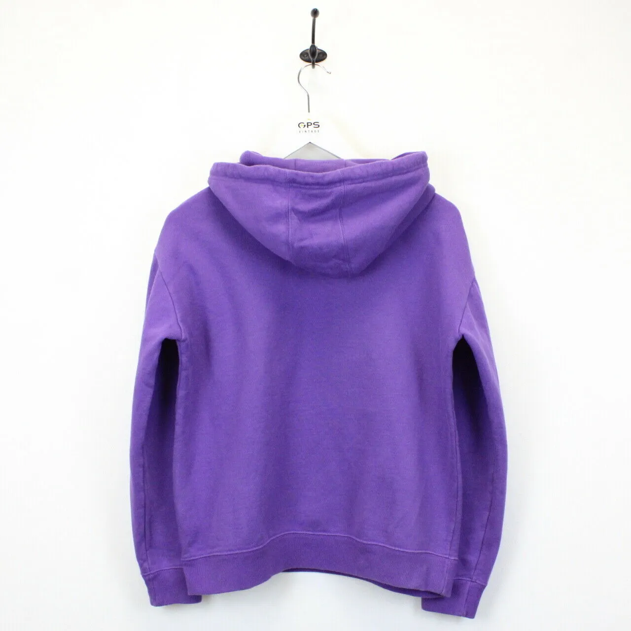 Womens CHAMPION Hoodie Purple | Medium