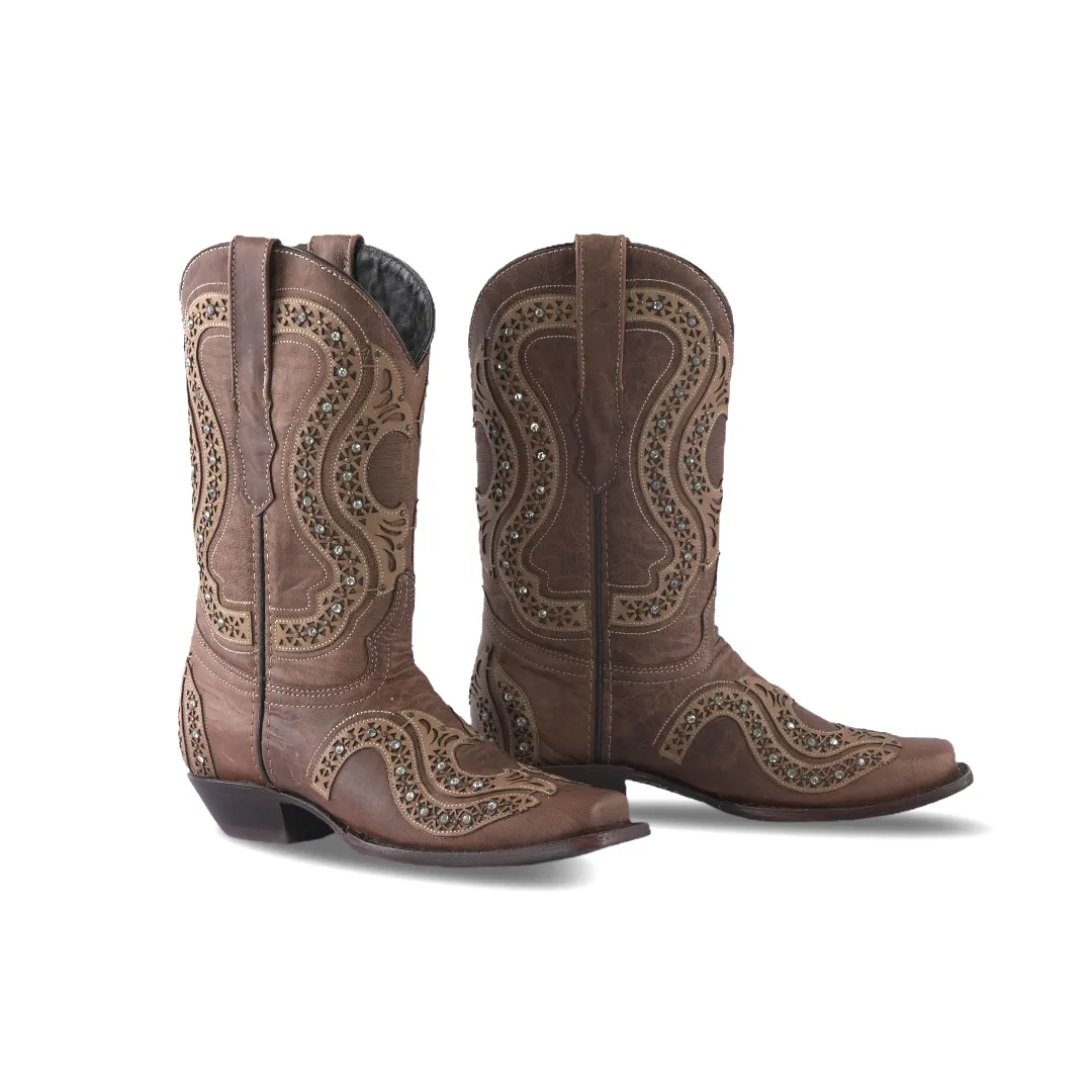 Women's Western Boot Sierra Orix Square Toe E717-1