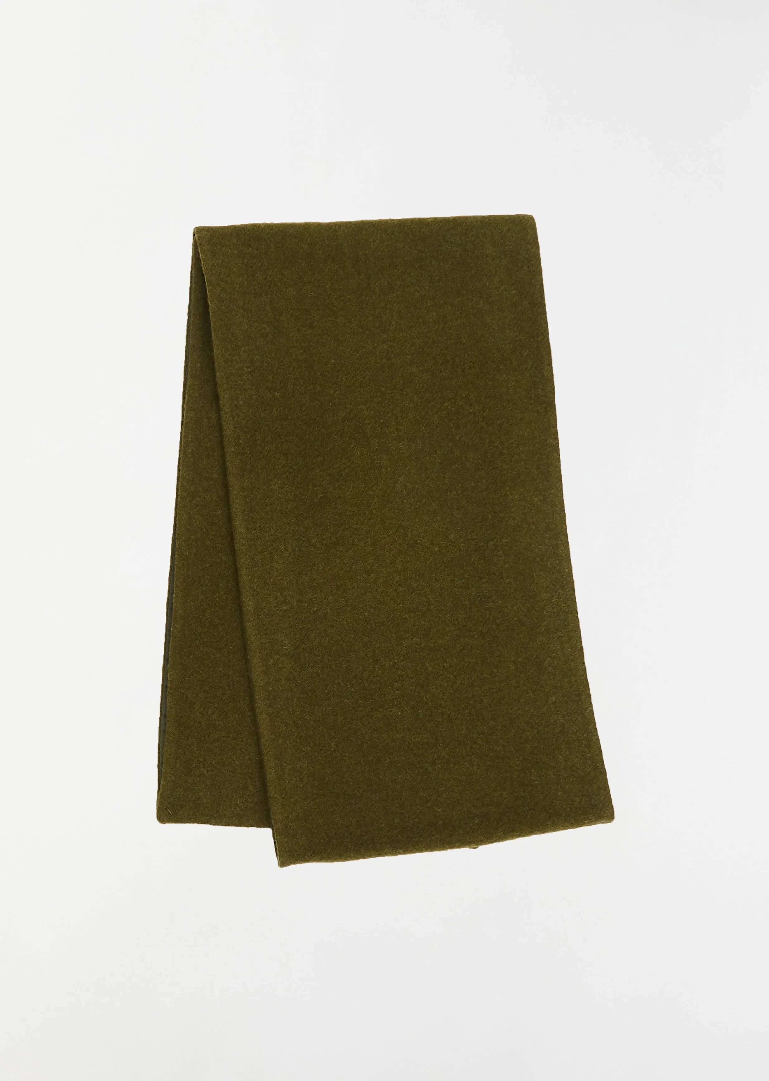 Wool Scarf — Moss