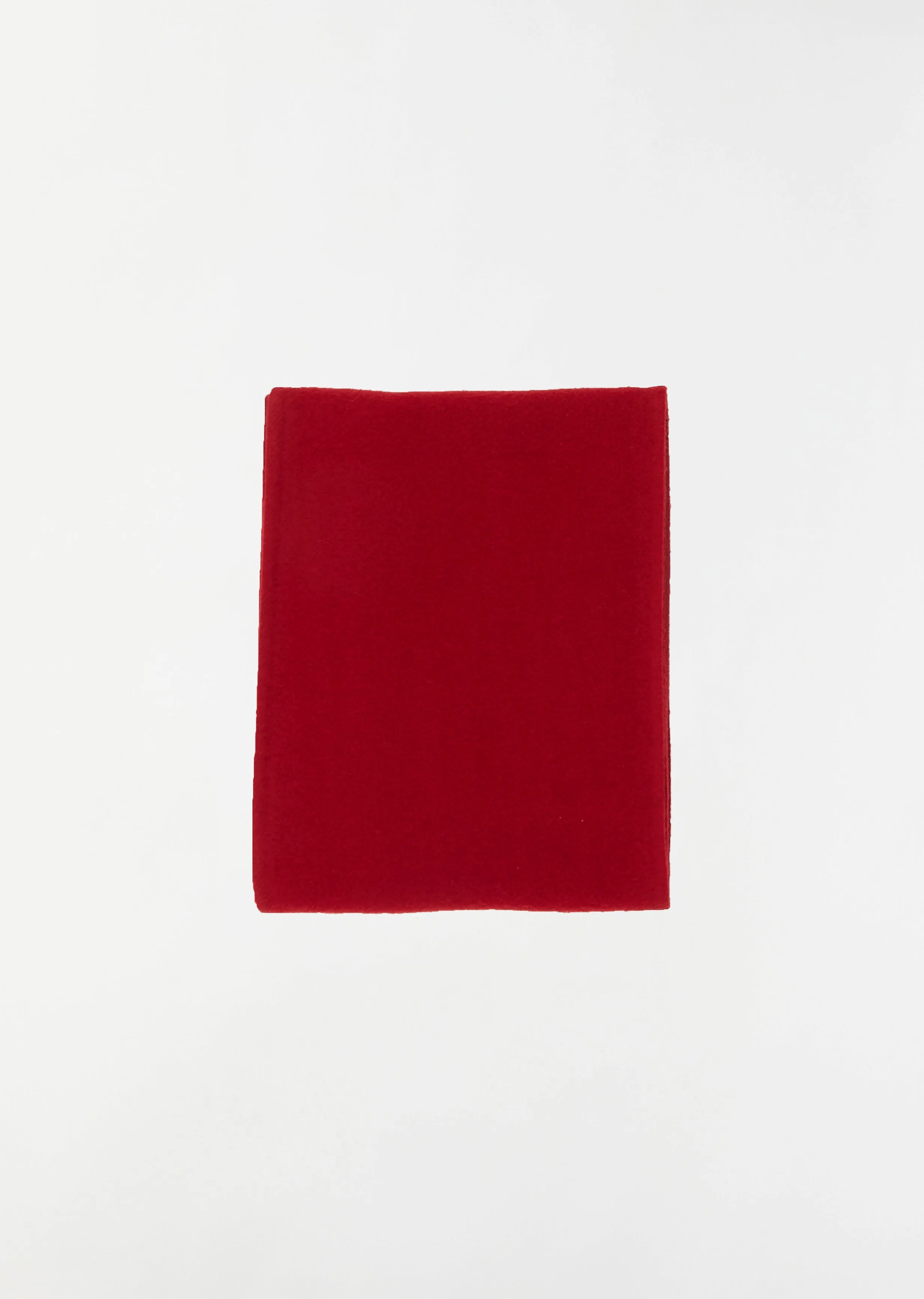 Wool Scarf — Red