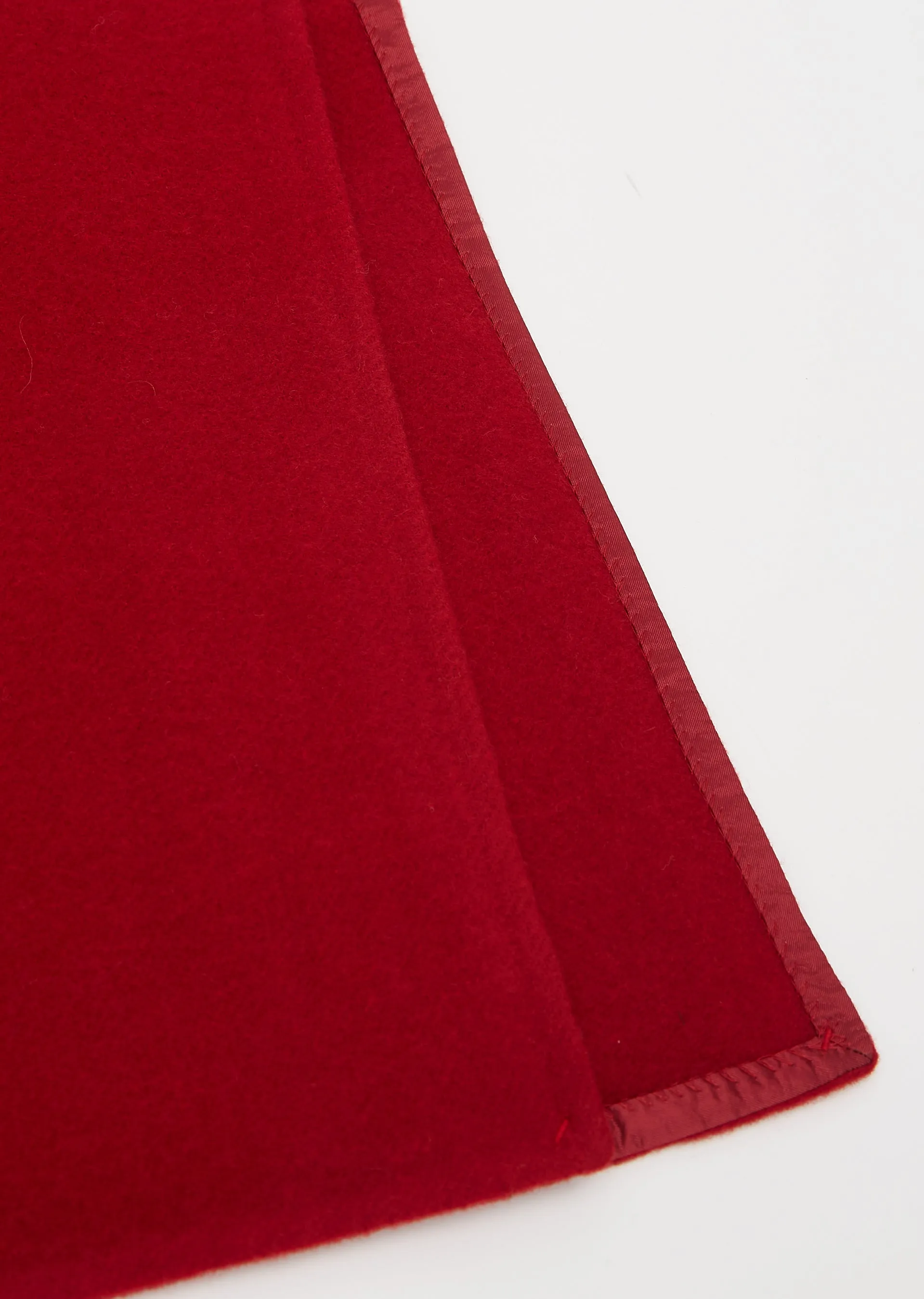 Wool Scarf — Red